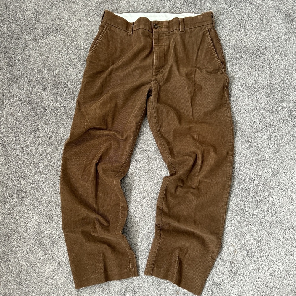 Corduroy Tailored Fit Pant in Coco Brown, 34x30